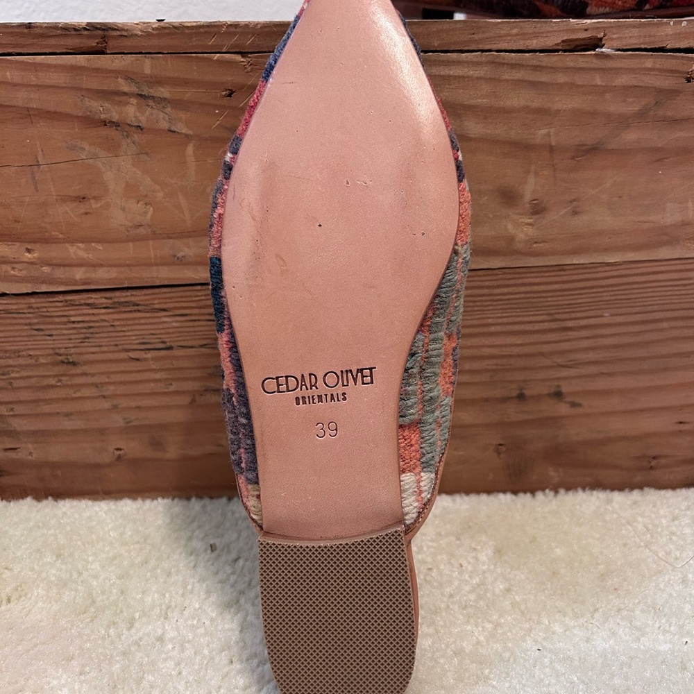 Colorful Patterned Slip-On Mules - Picture 5 of 7